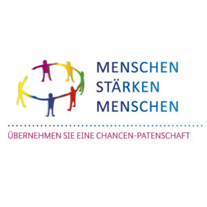 Logo des Bundesprogramms "Menschen stärken Menschen" – Übernehmen Sie eine Chancen-Patenschaft